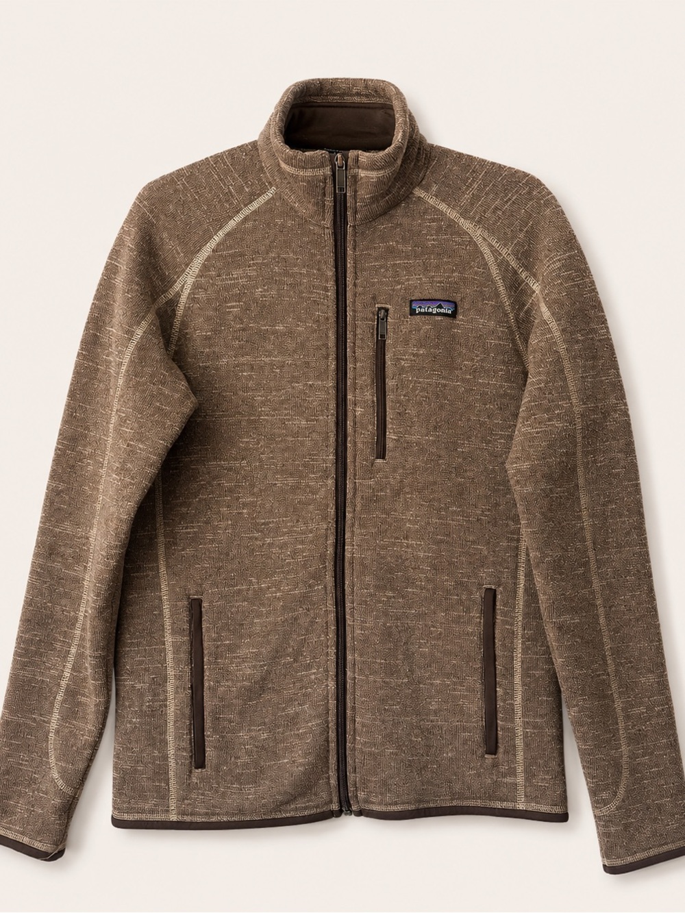 Patagonia Men’s Better Sweater Full Zip Fleece Jacket Style 25527  Brown M